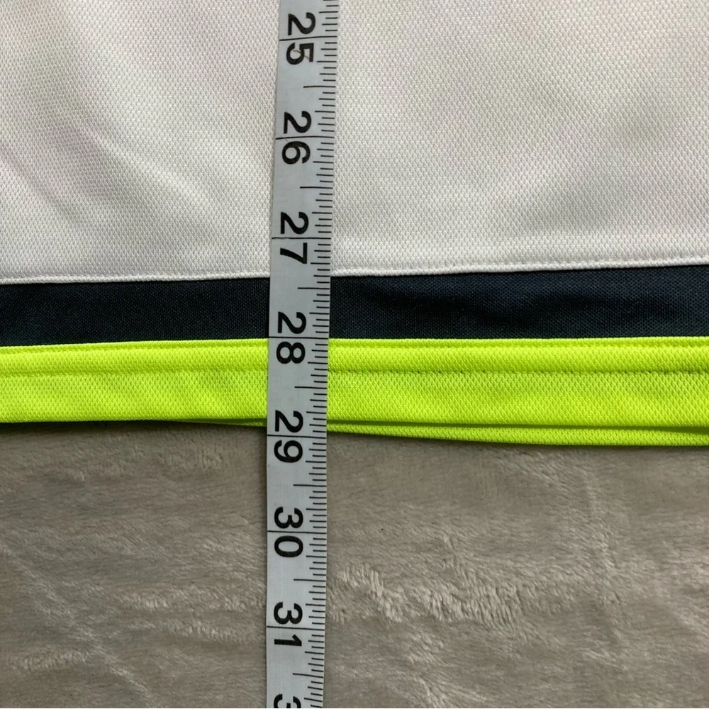 2015/16 Real Madrid Training Jersey Football Polo Shirt White Adidas Sz L S88942 - Picture 9 of 10